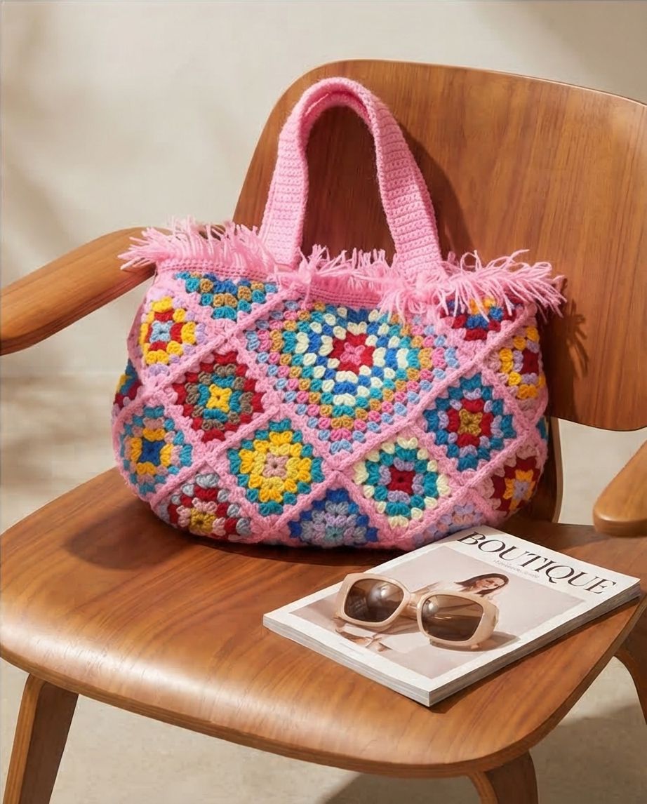 VT Bags Borsa a tracolla Boho Granny Color