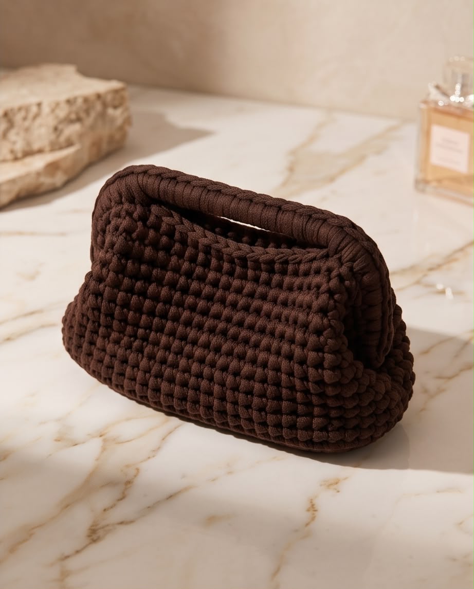VTBags Chocolate Brown Structured Bag