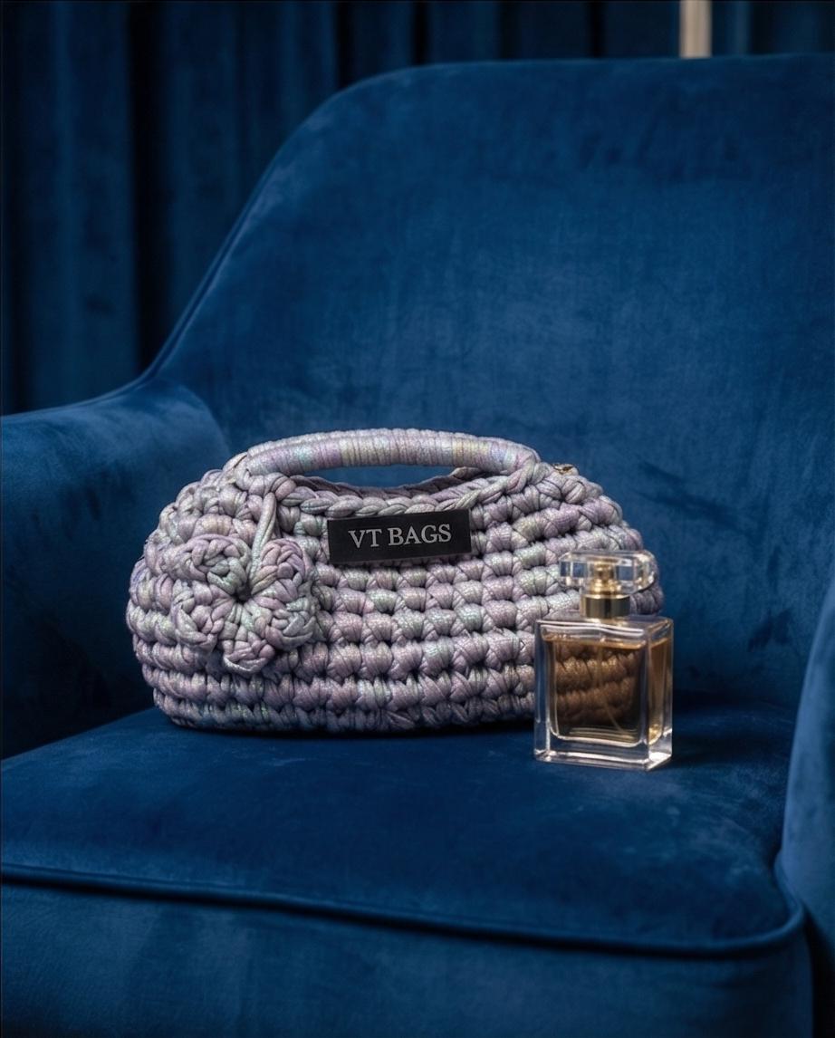 BORSA ARTIGIANALE MODELLO “AURORA IRIDESCENTE” – VT BAGS