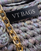 BORSA ARTIGIANALE MODELLO “AURORA IRIDESCENTE” – VT BAGS