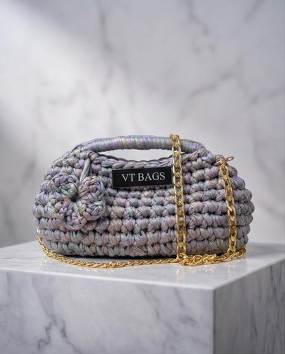 HANDCRAFTED BAG MODEL “IRIDESCENT AURORA” – VT BAGS