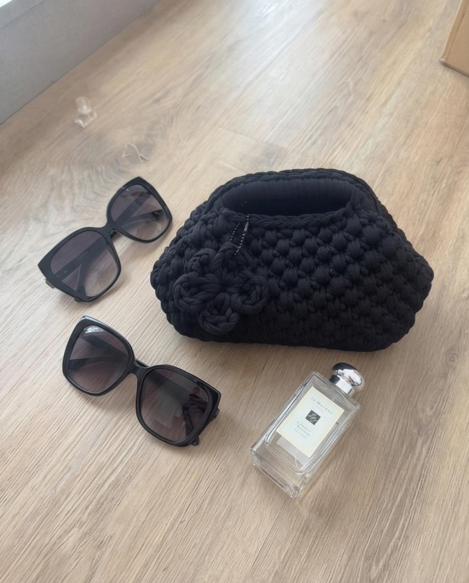 BORSA ARTIGIANALE MODELLO “BLACK ELEGANCE” – VT BAGS