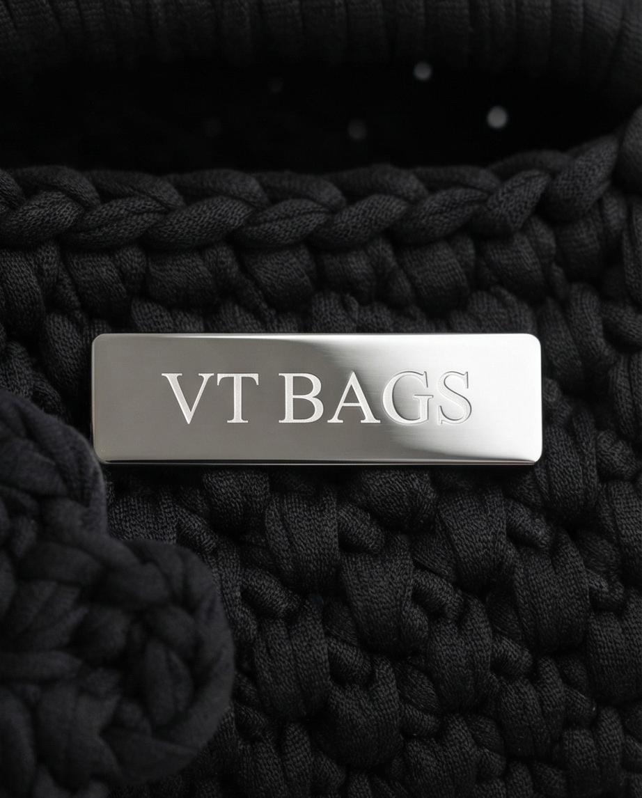 BORSA ARTIGIANALE MODELLO “BLACK ELEGANCE” – VT BAGS