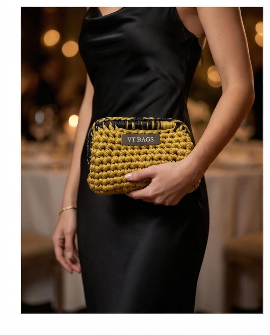 BORSA ARTIGIANALE MODELLO “GOLDEN STYLE” – VT BAGS