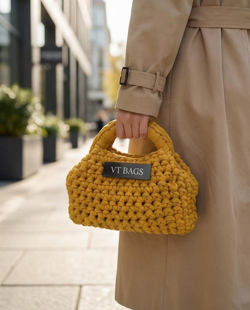 BORSA ARTIGIANALE MODELLO “SUNSET MINI CLASSIC” – VT BAGS