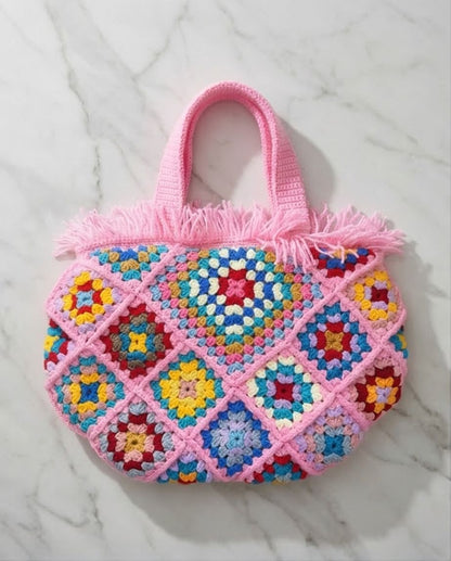 VT Bags Borsa a tracolla Boho Granny Color