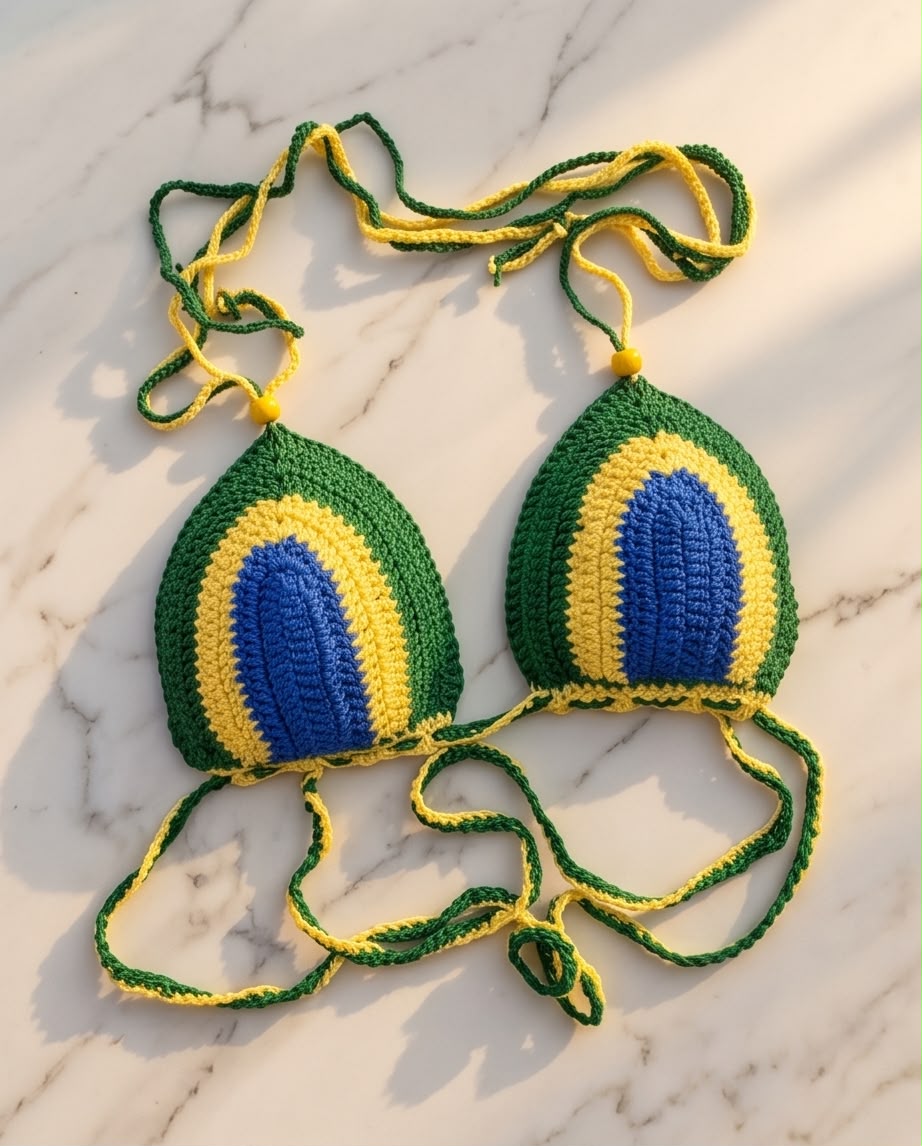 VTBags Brazil Inspired Crochet Bikini Top