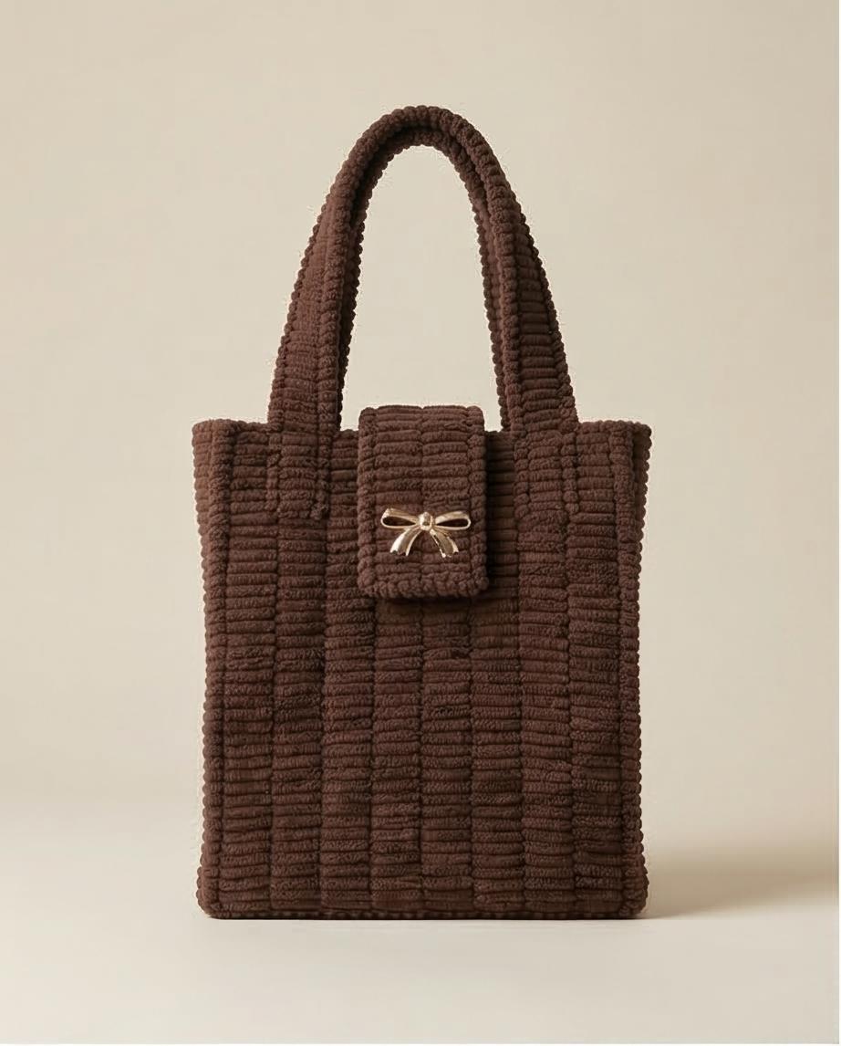 Chocolate Soft Tote VT Bags