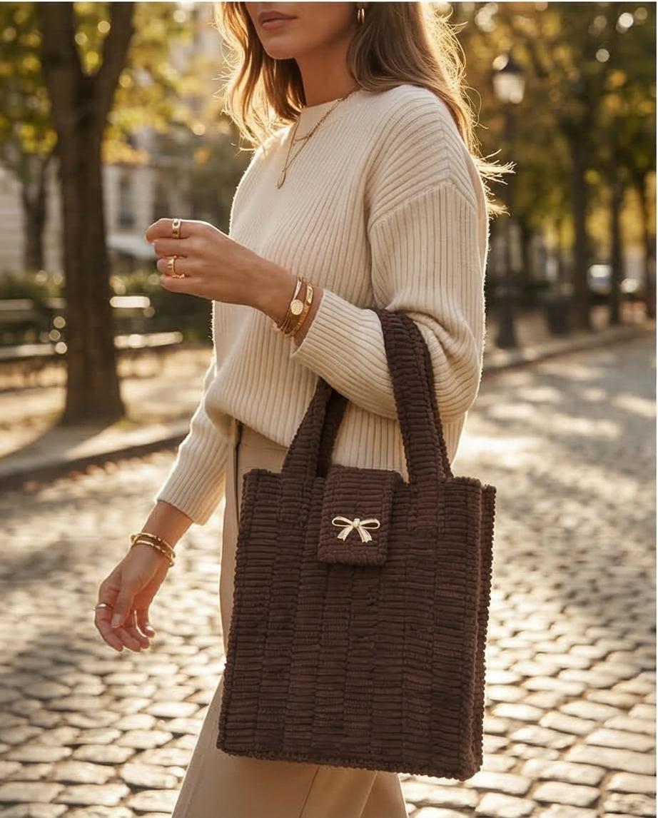 Chocolate Soft Tote VT Bags