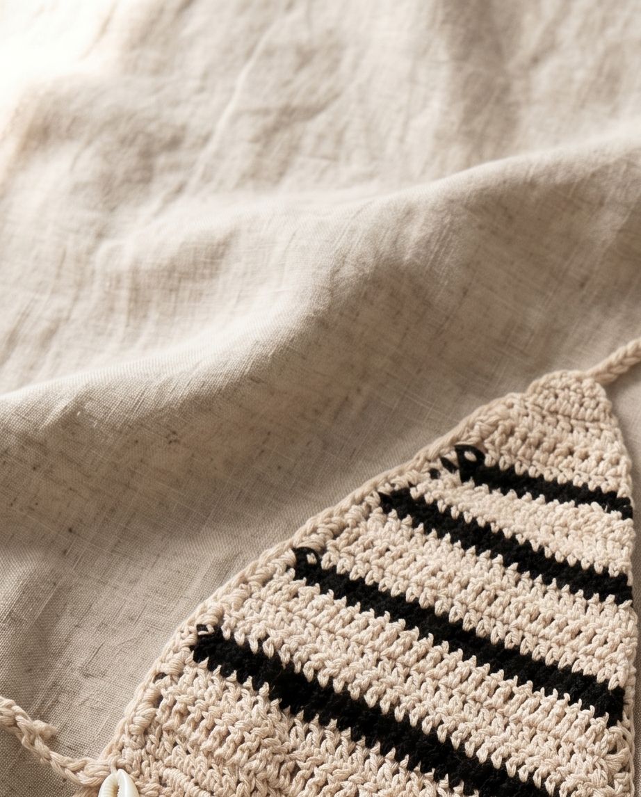 Coastal Shell Crochet Top — Handmade Boho Luxury