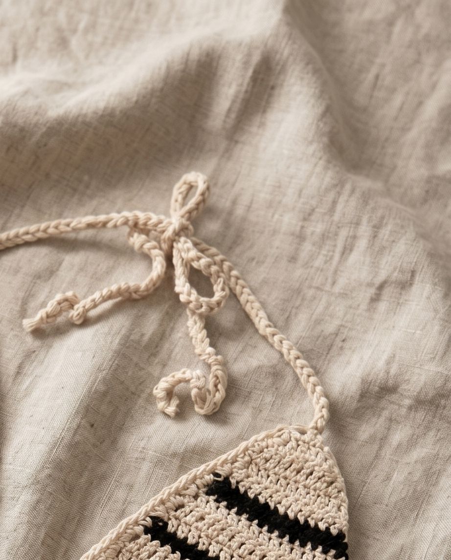 Coastal Shell Crochet Top — Handmade Boho Luxury