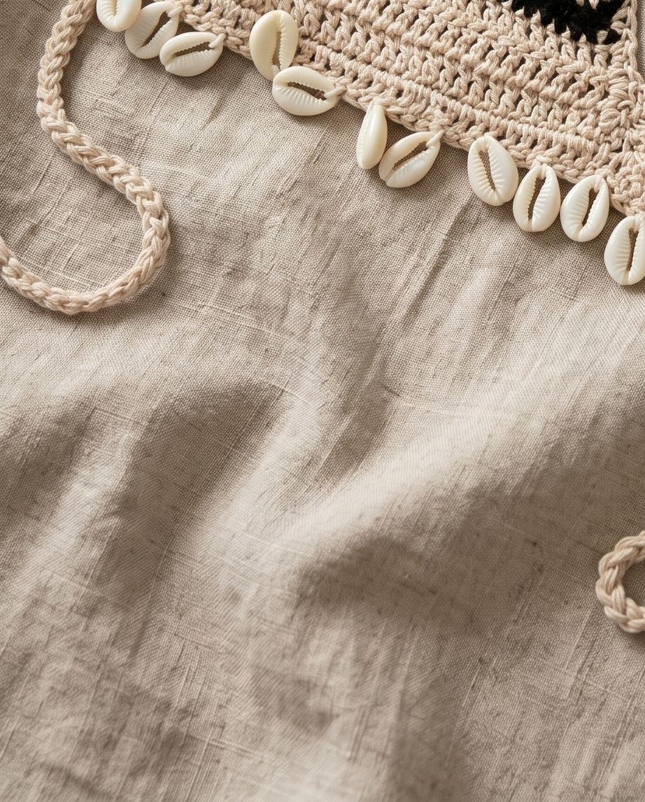 Coastal Shell Crochet Top — Handmade Boho Luxury