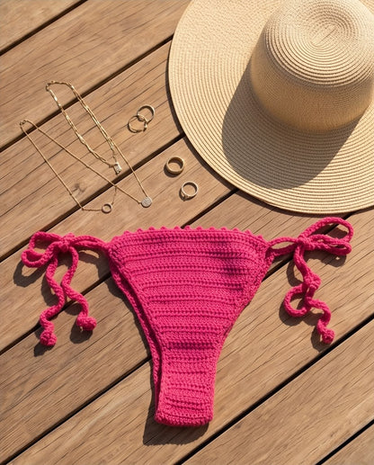 VTBags Fuchsia Crochet Bikini Bottom