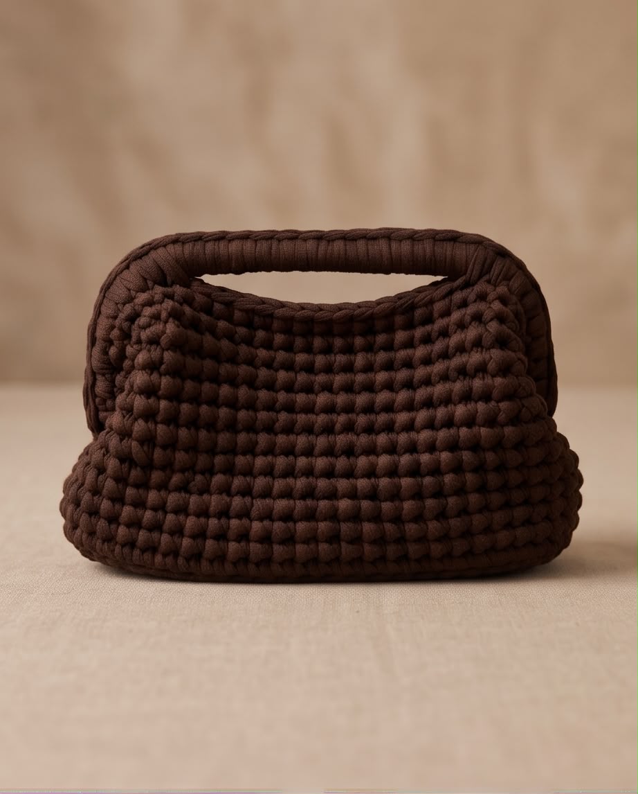 VTBags Chocolate Brown Structured Bag