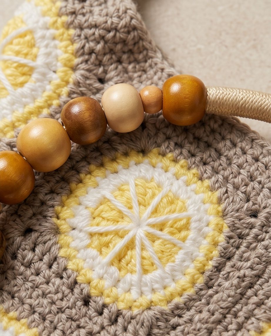 VTBags Lemon Crochet Bag — Handmade Summer Statement
