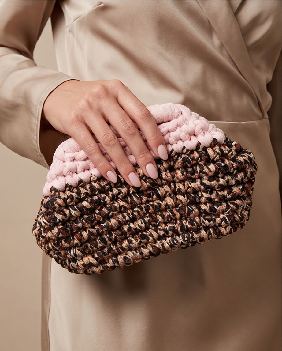 Handmade Crochet Mini Tote Bag