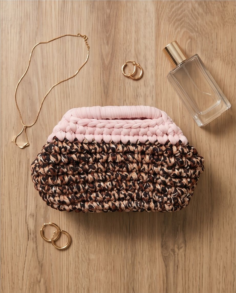 Handmade Crochet Mini Tote Bag