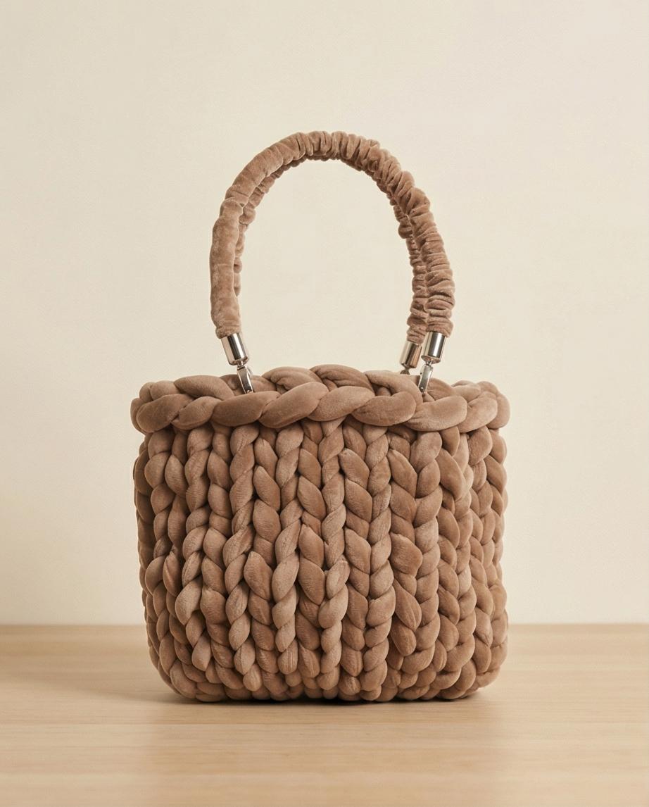 Maxi Tote Chunky – Beige Nude