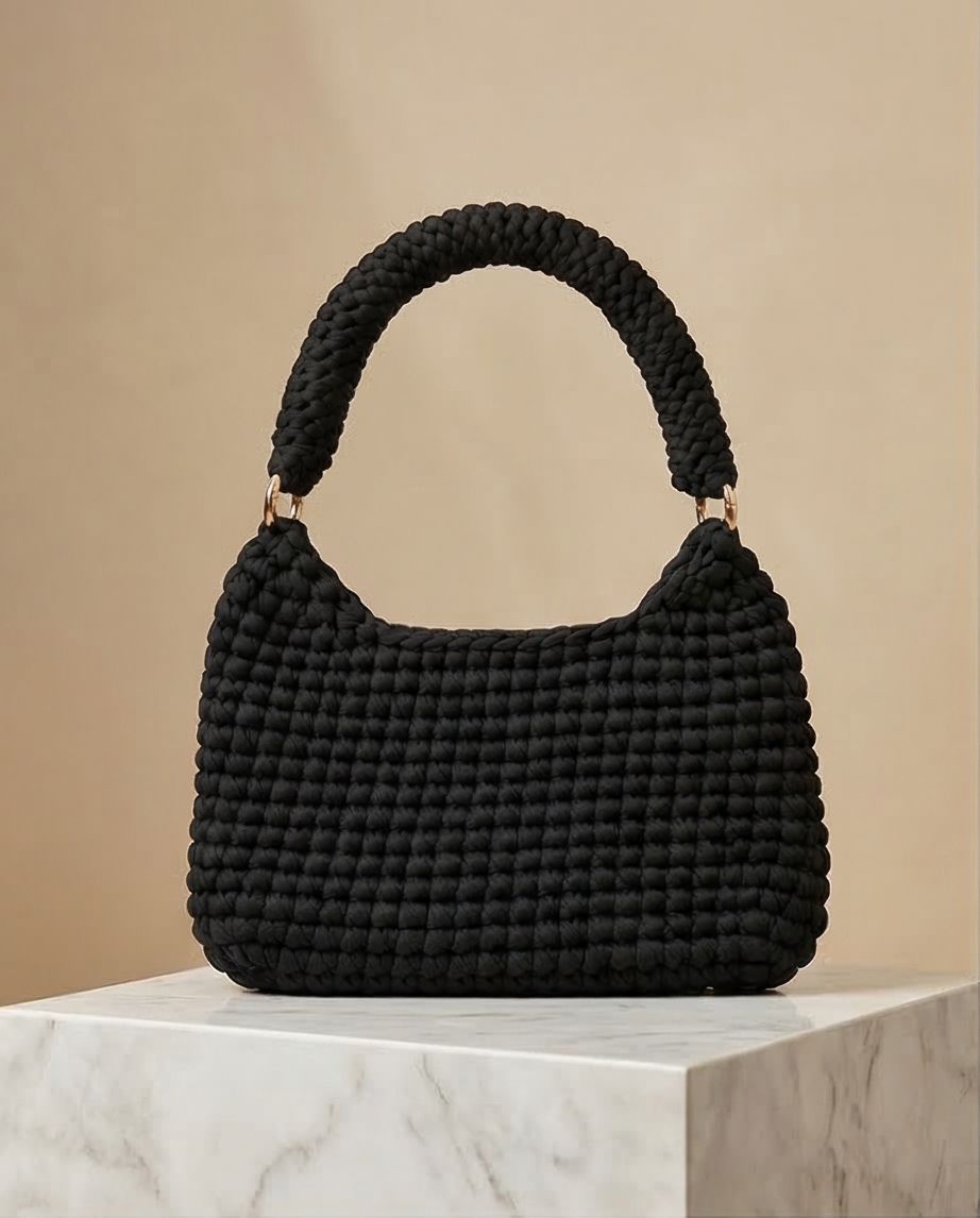 Borsa all'uncinetto VT Bags Midnight