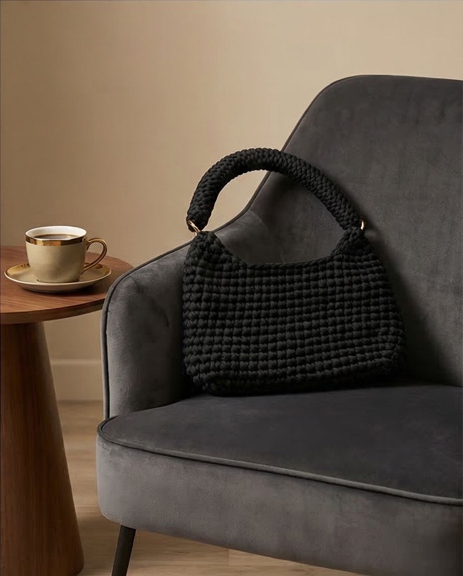 Borsa all'uncinetto VT Bags Midnight