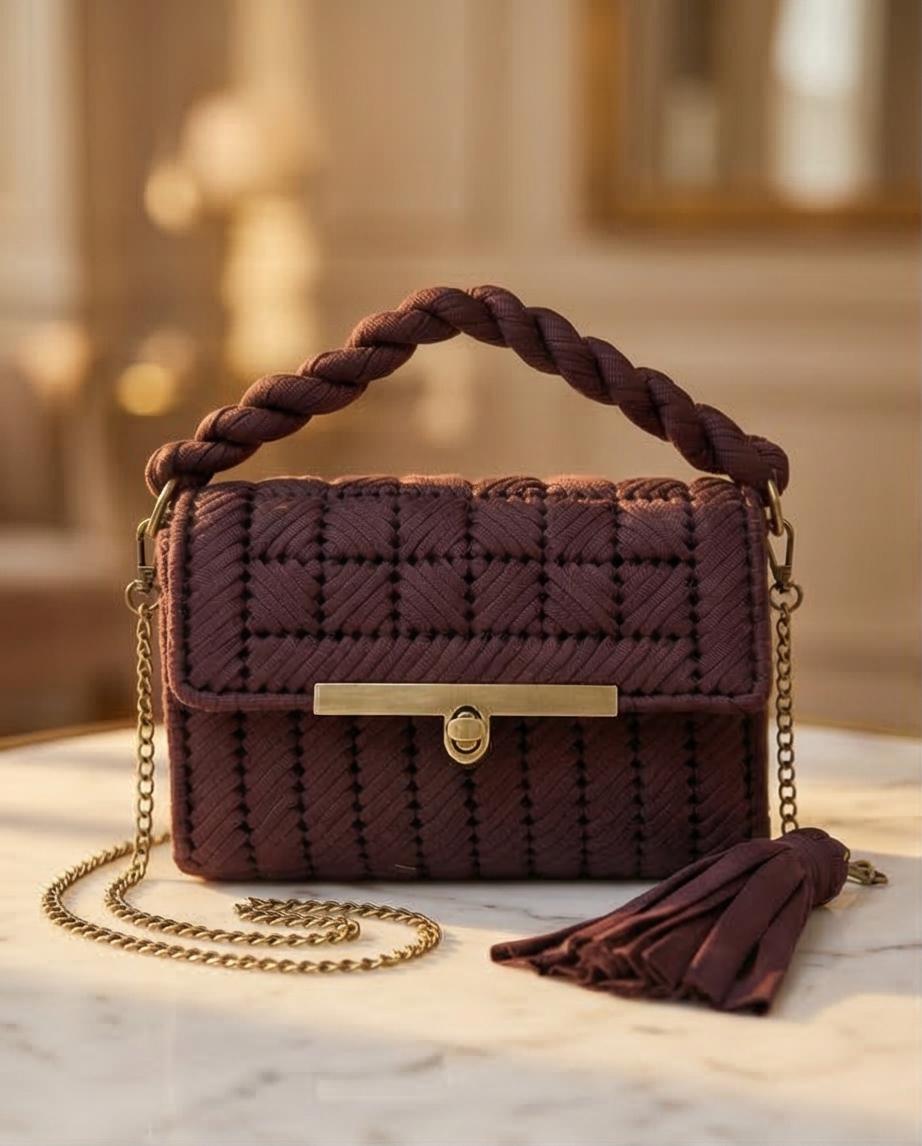 Mocha Elegance Mini Bag