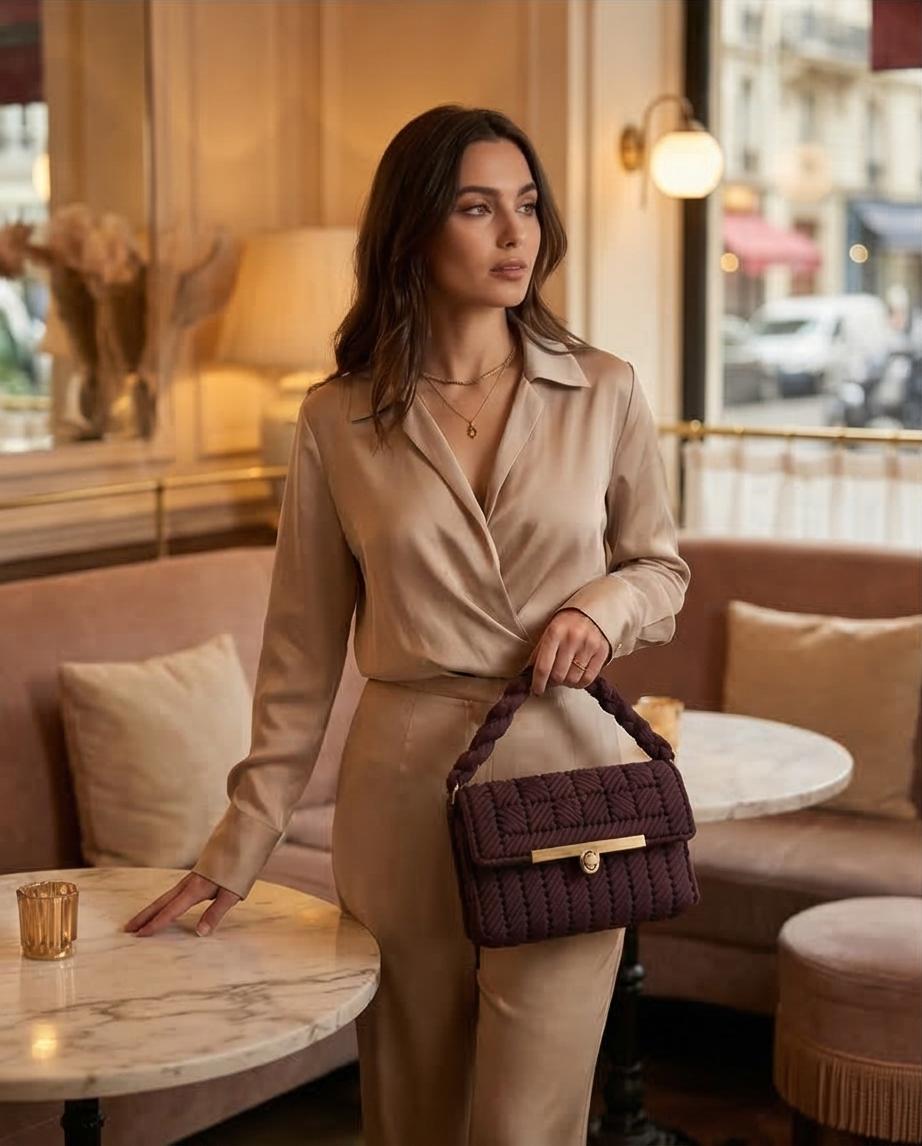 Mocha Elegance Mini Bag