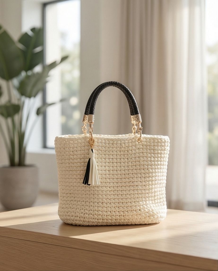 PEARL IVORY TOTE BAG