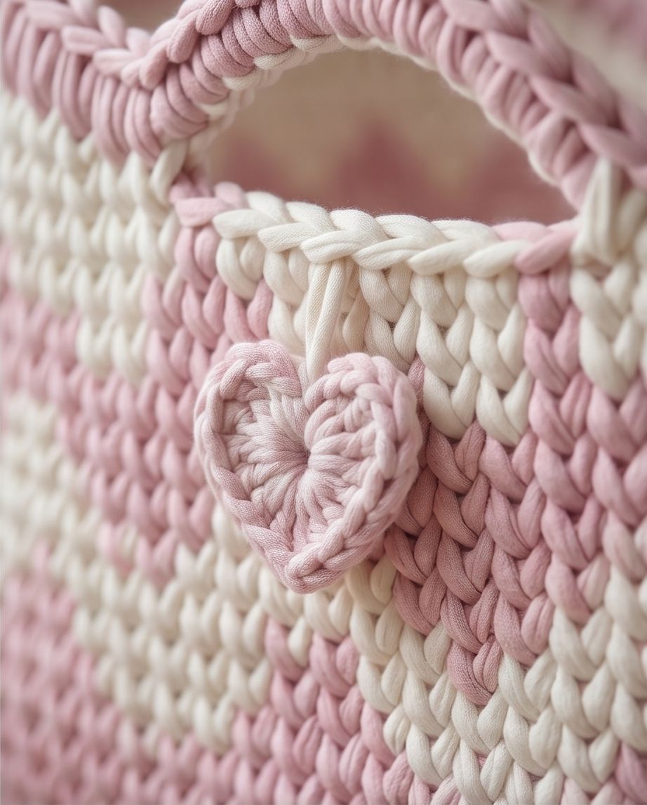 Premium Handmade Baby Cradle – Pink & Cream