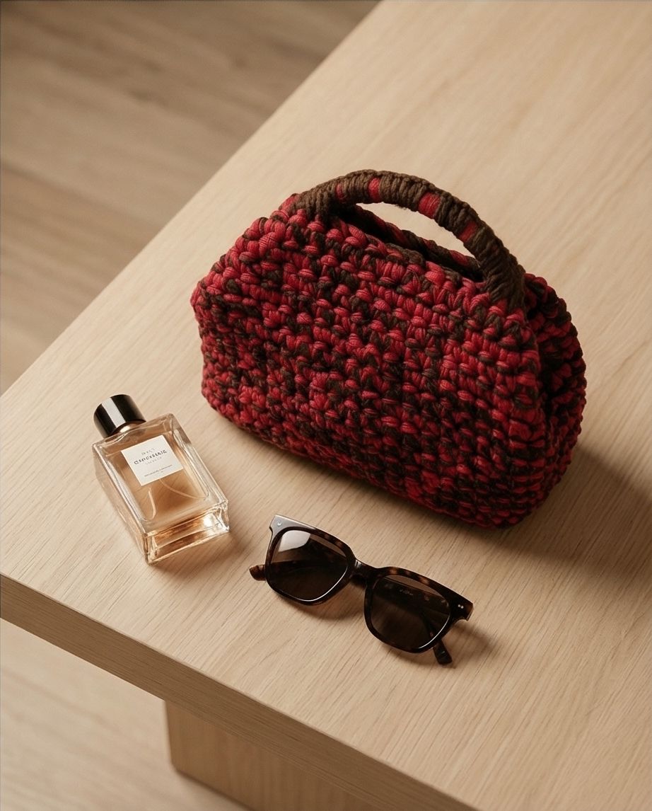 RUBY CHOCOLATE HANDMADE BAG
