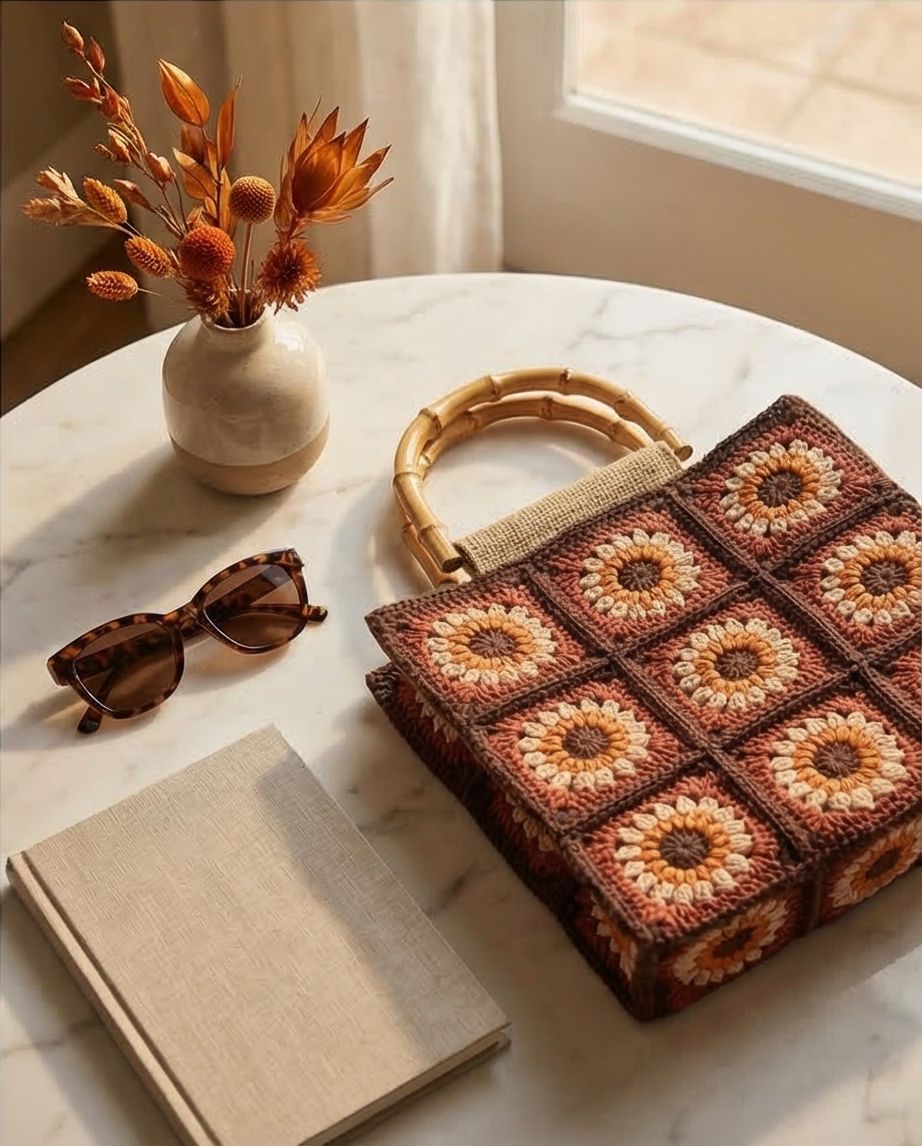 VT Bags Retro Sunflower Bag