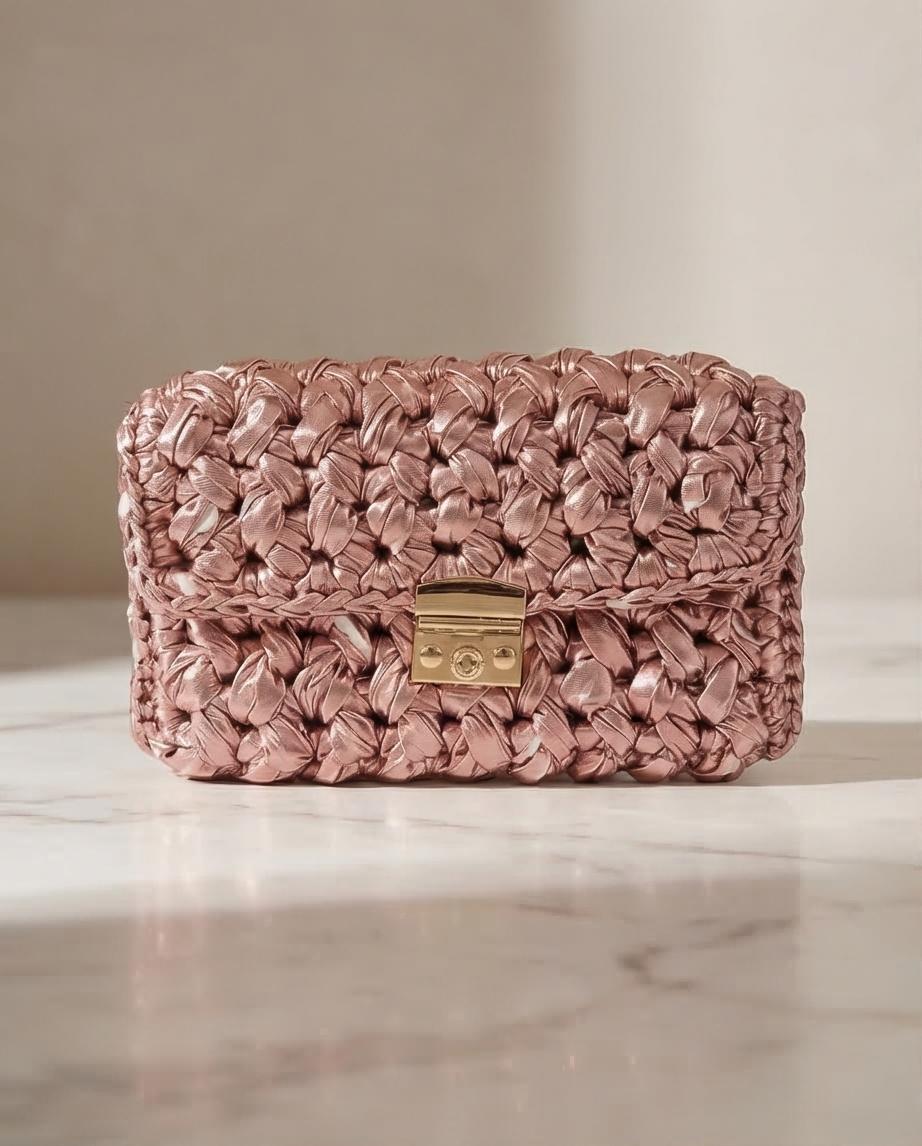 Rose Gold Mini Clutch