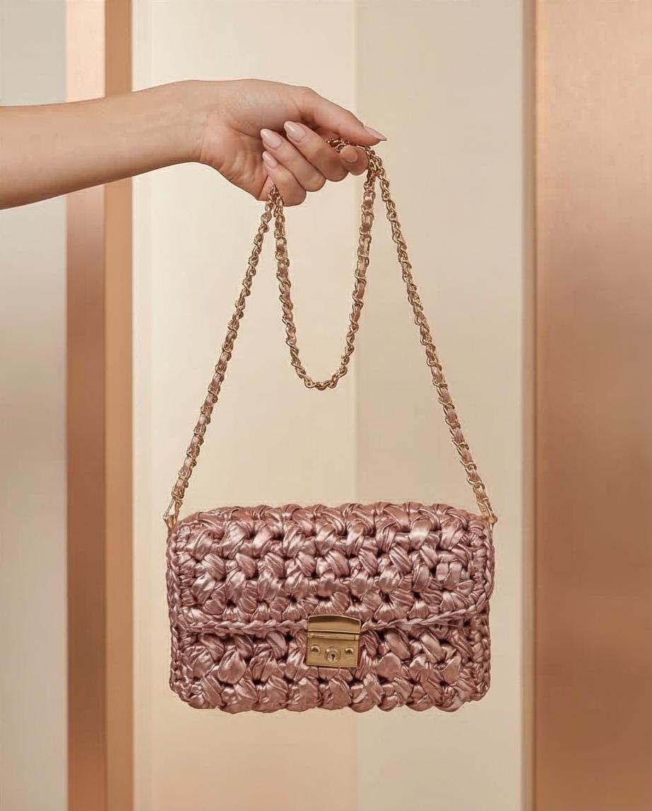 Rose Gold Mini Clutch