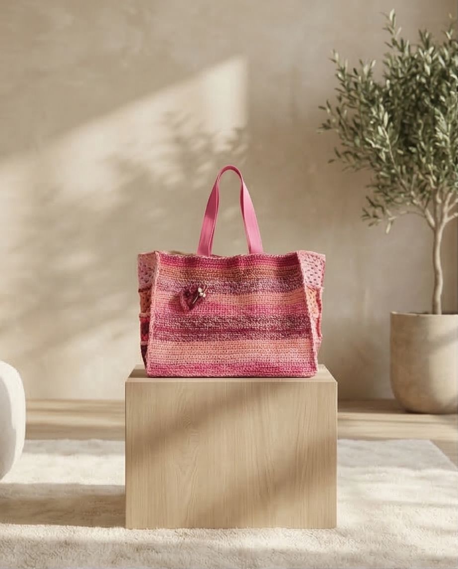 VT Bags Rose Patchwork Tote