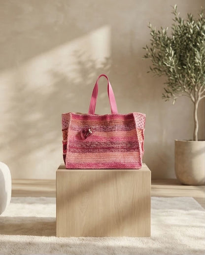 Borsa tote Rose Patchwork di VT