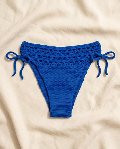 VTBags Royal Blue Crochet Bikini Bottom