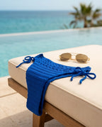 VTBags Royal Blue Crochet Bikini Bottom