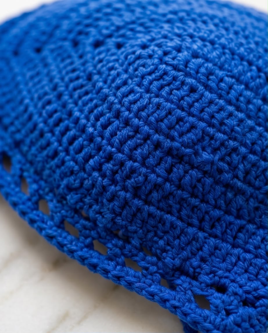 VTBags Royal Blue Crochet Bikini Top