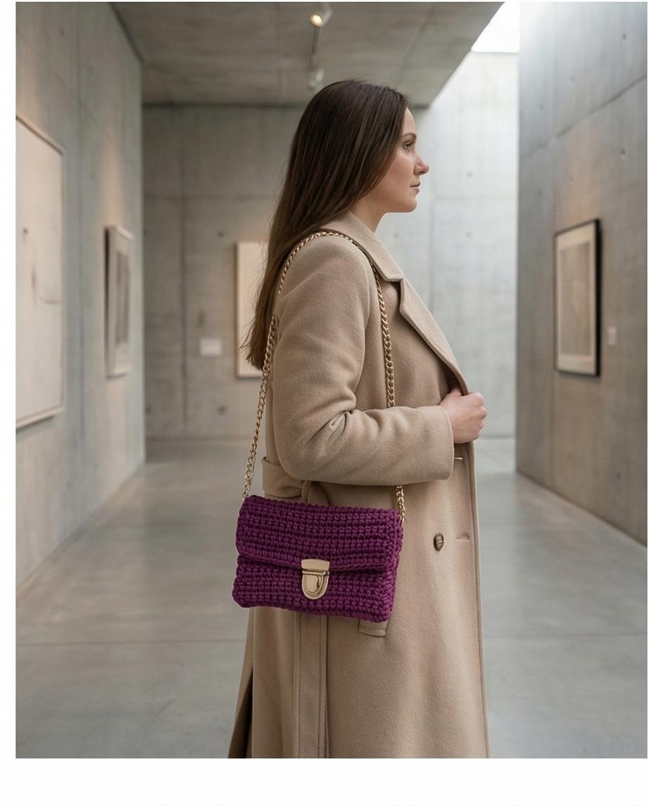 Royal Plum Chain Bag