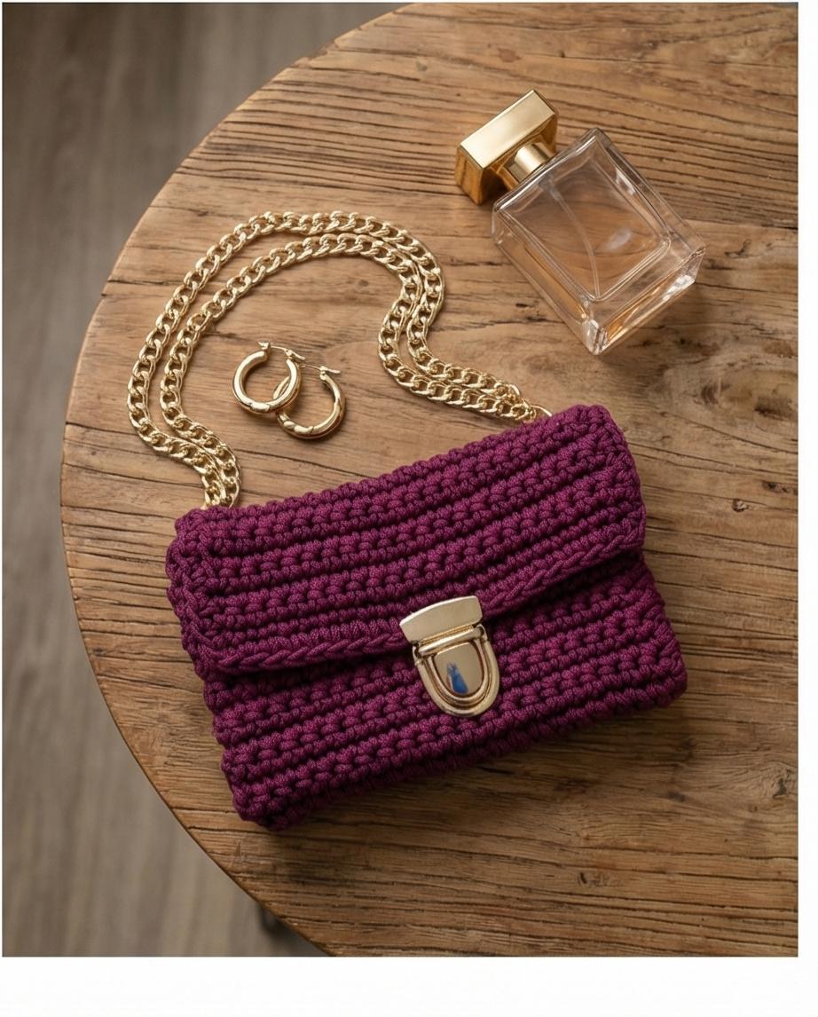 Royal Plum Chain Bag