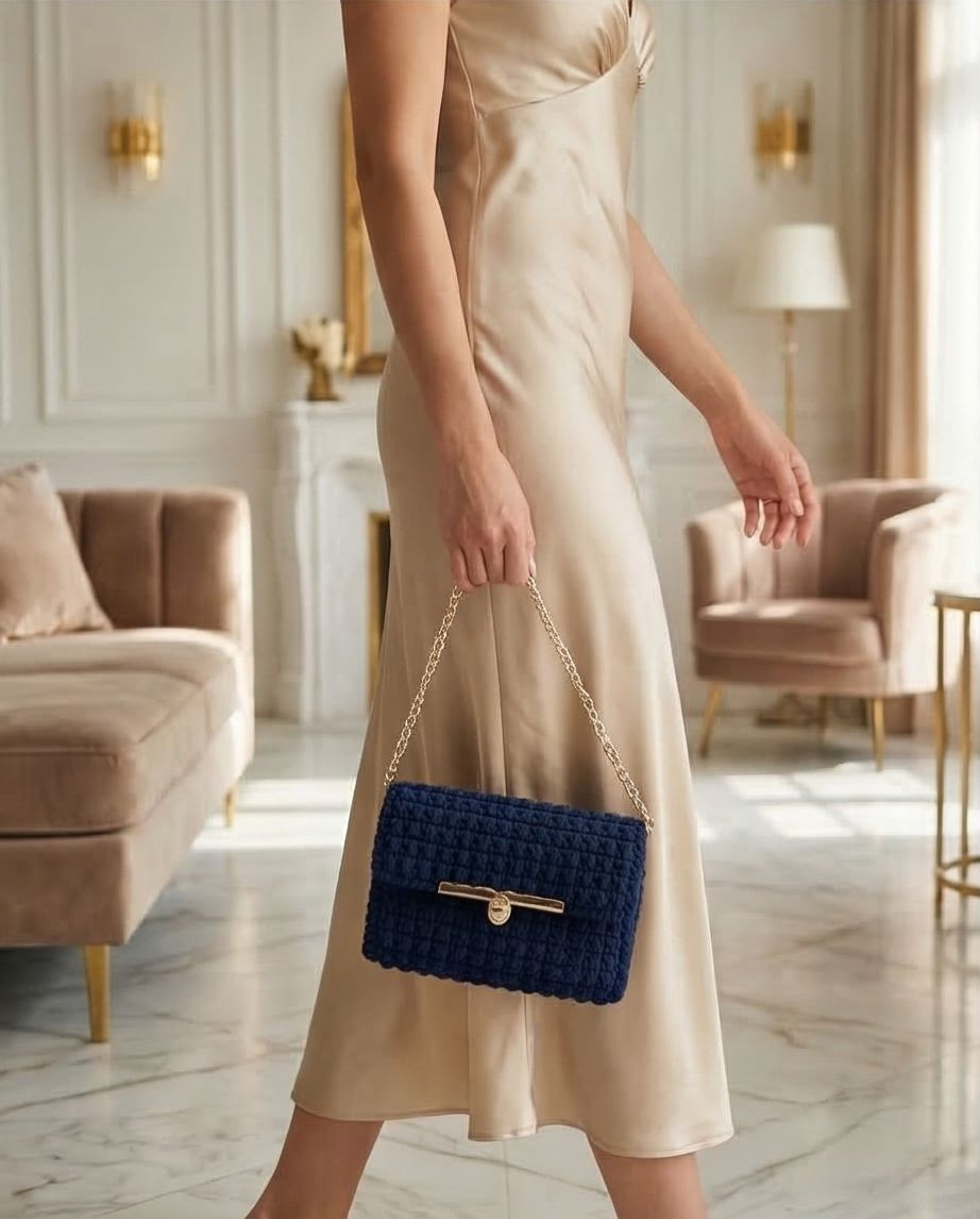 Royal Velvet Clutch VT Bags