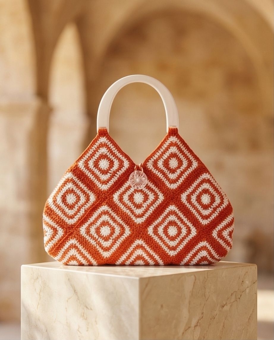 Sunset Geo Tote Bag