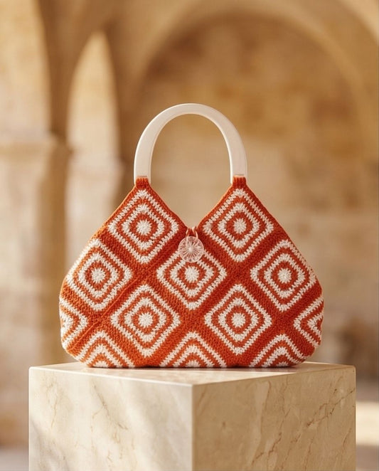 Sunset Geo Tote Bag