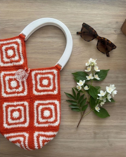 Sunset Geo Tote Bag