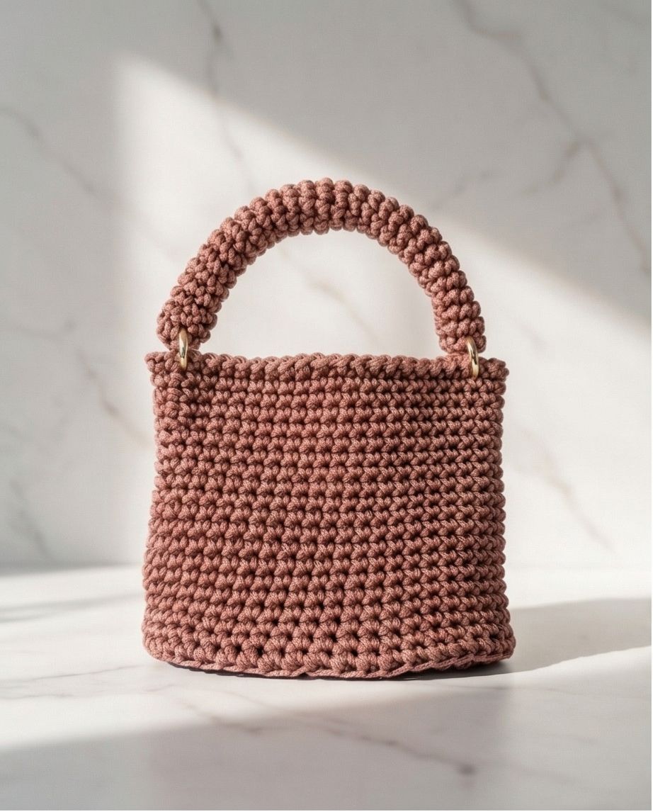 VT Bags Terracotta Mini Tote Bag