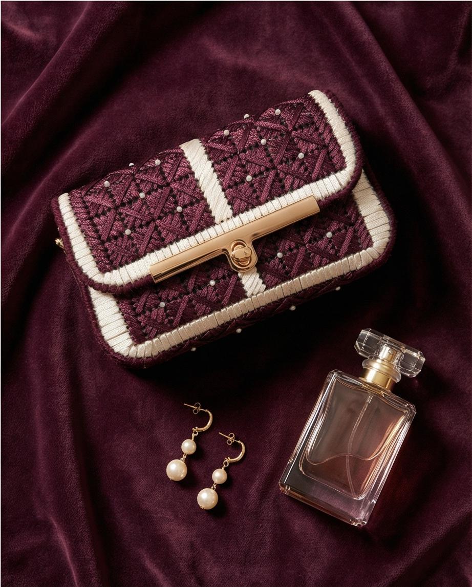 VT BAGS – Mini Luxury Pearl Bag