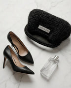 VT BAGS – MINI BORSA NERA IN PELLICCIA