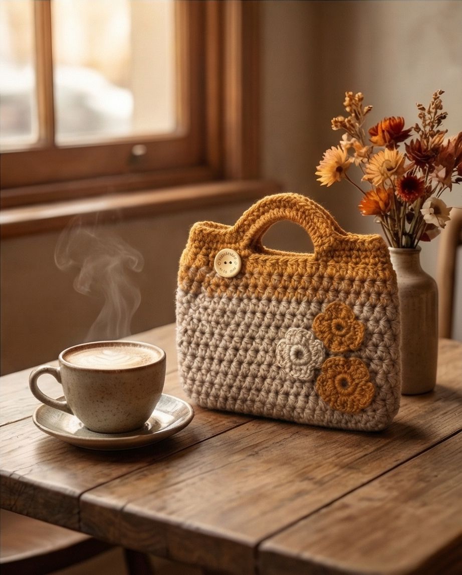 VT BAGS – MODELLO “AUTUMN BLOSSOM HANDMADE BAG”