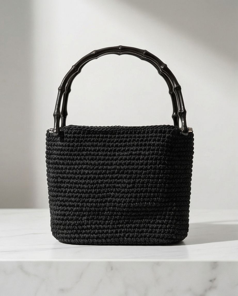 VT BAGS – MODELLO “BLACK BAMBOO ELEGANCE BAG”