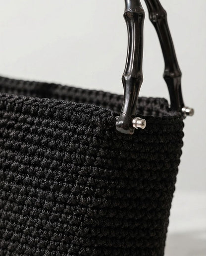 VT BAGS – MODELLO “BLACK BAMBOO ELEGANCE BAG”