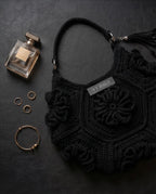 VT BAGS – MODELLO “BLACK BLOOM HANDMADE BAG